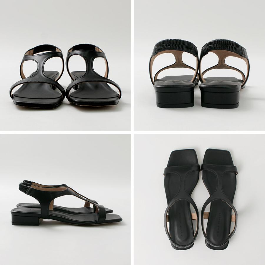 ATELIER BRUGGE（アトリエブルージュ） カッティング サンダル / レディース ゴム パイソン 日本製 Cutting Sandals｜daigochi｜16