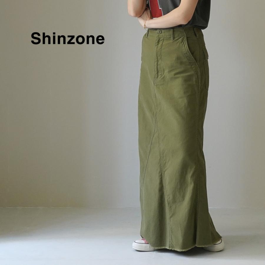 Shinzone（シンゾーン） ウォッシュド ベイカースカート 24MMSSK04