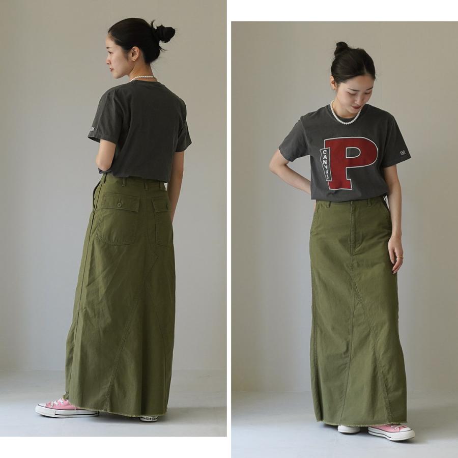 THE SHINZONE ウォッシュドベイカースカート 36 L カーキ THE SHINZONE（ザ シンゾーン） スカート WASHED BAKER SKIRT
