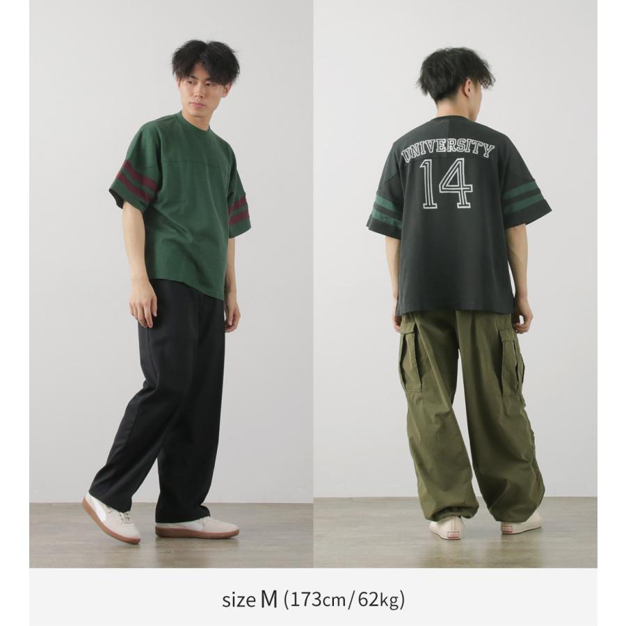 REMI RELIEF（レミ レリーフ） SP加工R/C天竺フットボールT(14