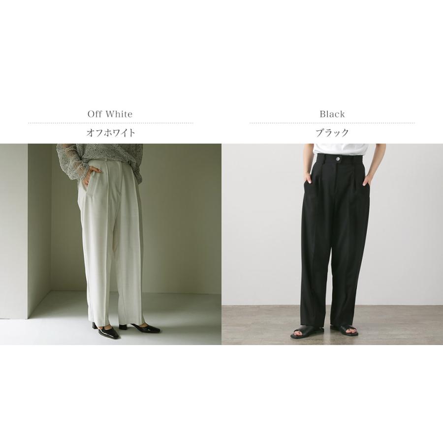 YENN YENN（イェン） カーブ テーパードパンツ / レディース ボトムス