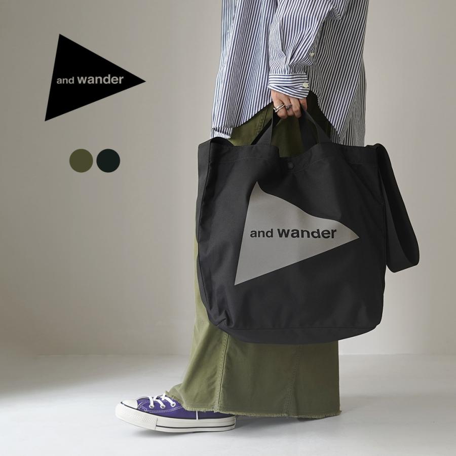 and wander（アンドワンダー） リサイクルオックス トートバッグ