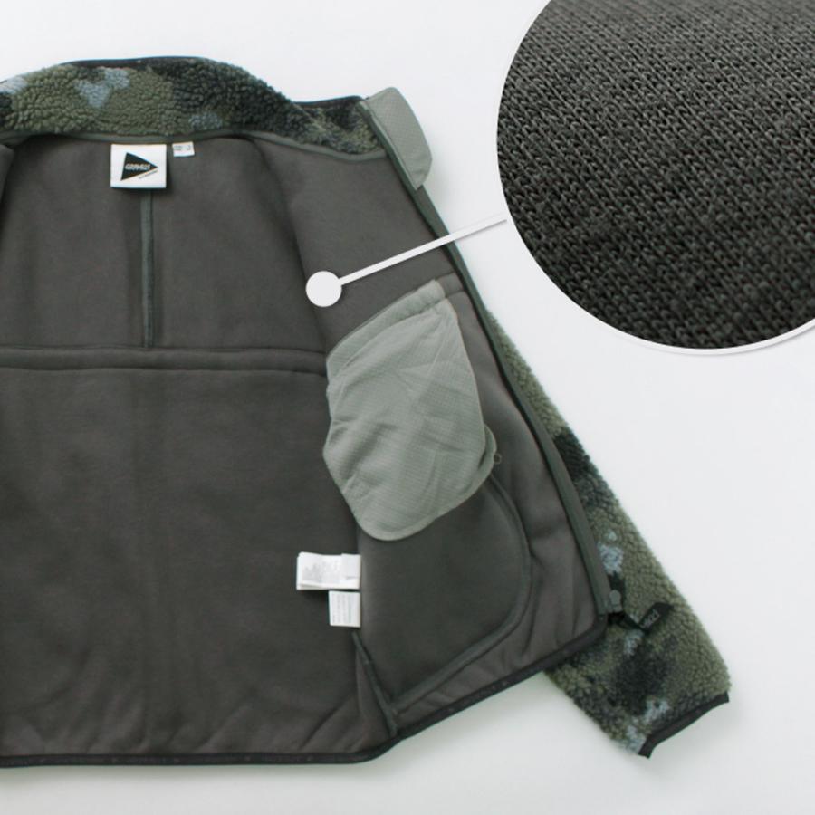 and wander（アンドワンダー） グラミチ ジャガードテープ フリース