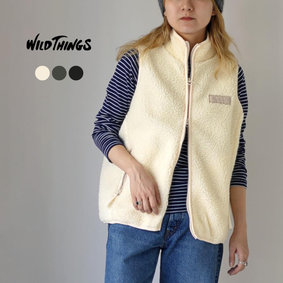 WILD THINGS（ワイルドシングス） フラッフィー ボアベスト