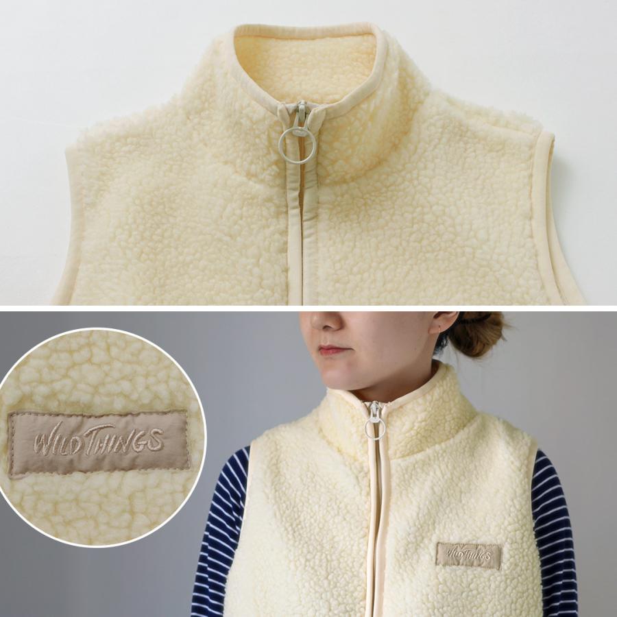 WILD THINGS（ワイルドシングス） フラッフィー ボアベスト