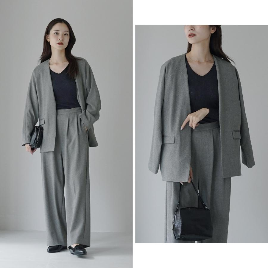 gicipi（ジチピ） ZUCCHINA ズッキーナ ウールシルク リブVネック