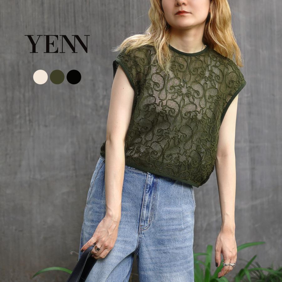 YENN YENN（イェン） カラー別注 コードレース ブラウス / レディース 