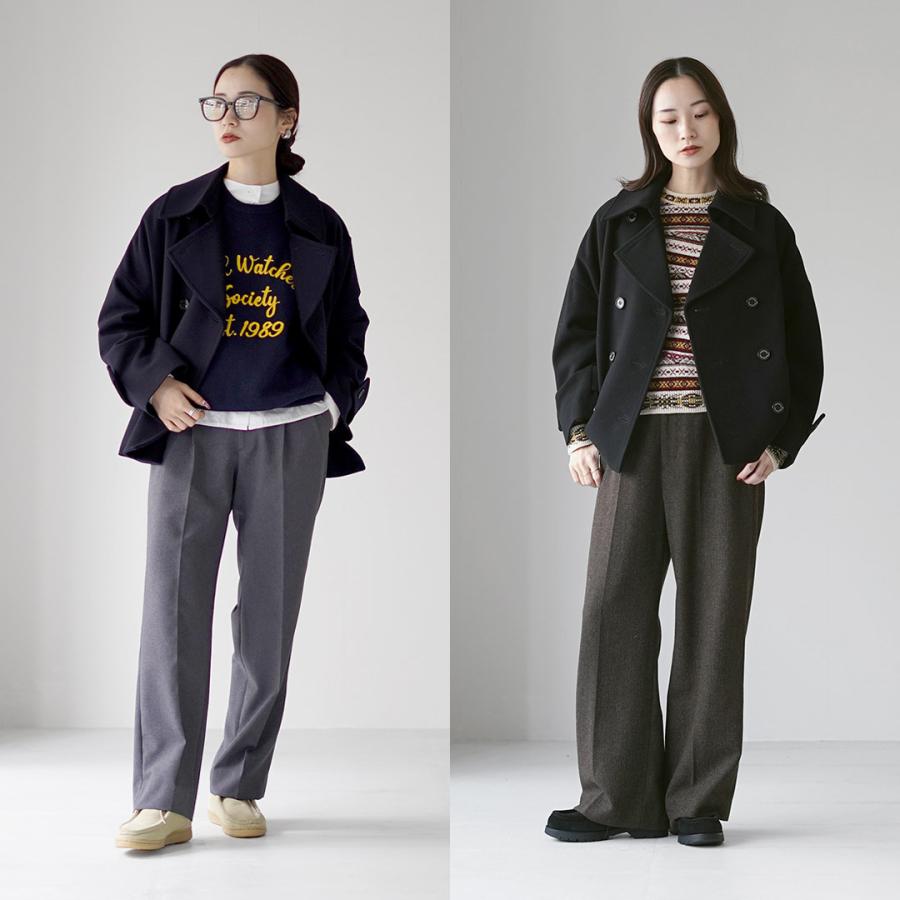 TRADITIONAL WEATHERWEAR（トラディショナル ウェザーウェア） MALTON マールトン ピーコート ライトメルトン / レディースの画像