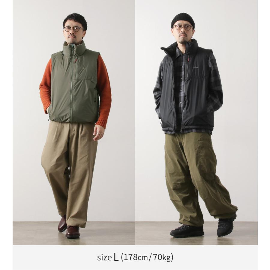 NANGA（ナンガ） オーロラテックス スタンドカラー ダウンベスト