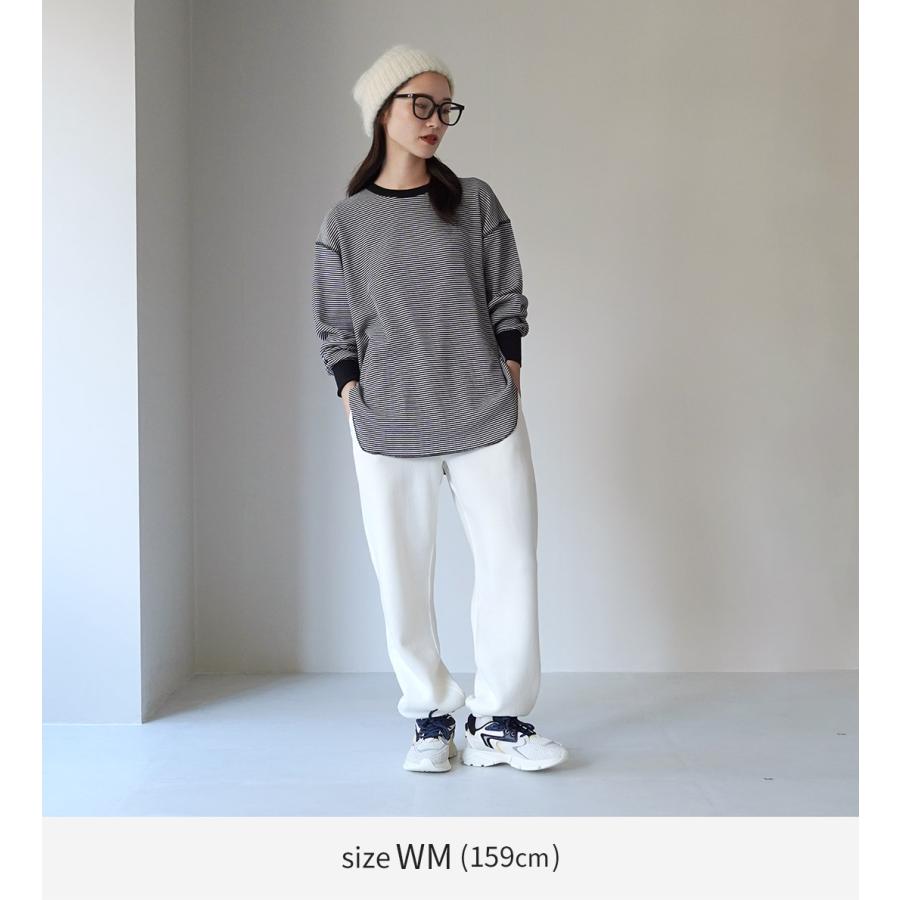 Healthknit（ヘルスニット） ベーシックワッフル ラウンドヘム クルー
