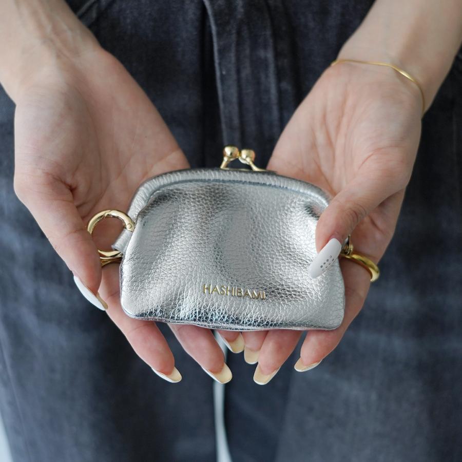 Hashibami（ハシバミ） ミニくるみ口金 ポーチチャーム / レディース