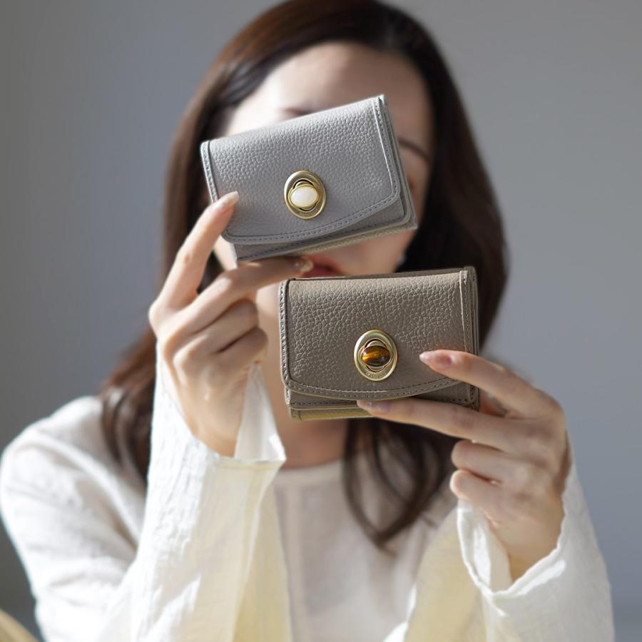 Hashibami（ハシバミ） 天然石 ミニウォレット / レディース ミニ財布