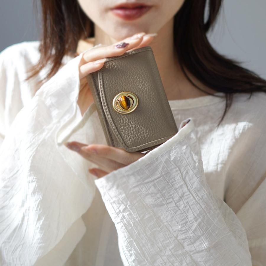 Hashibami（ハシバミ） 天然石 ミニウォレット / レディース ミニ財布