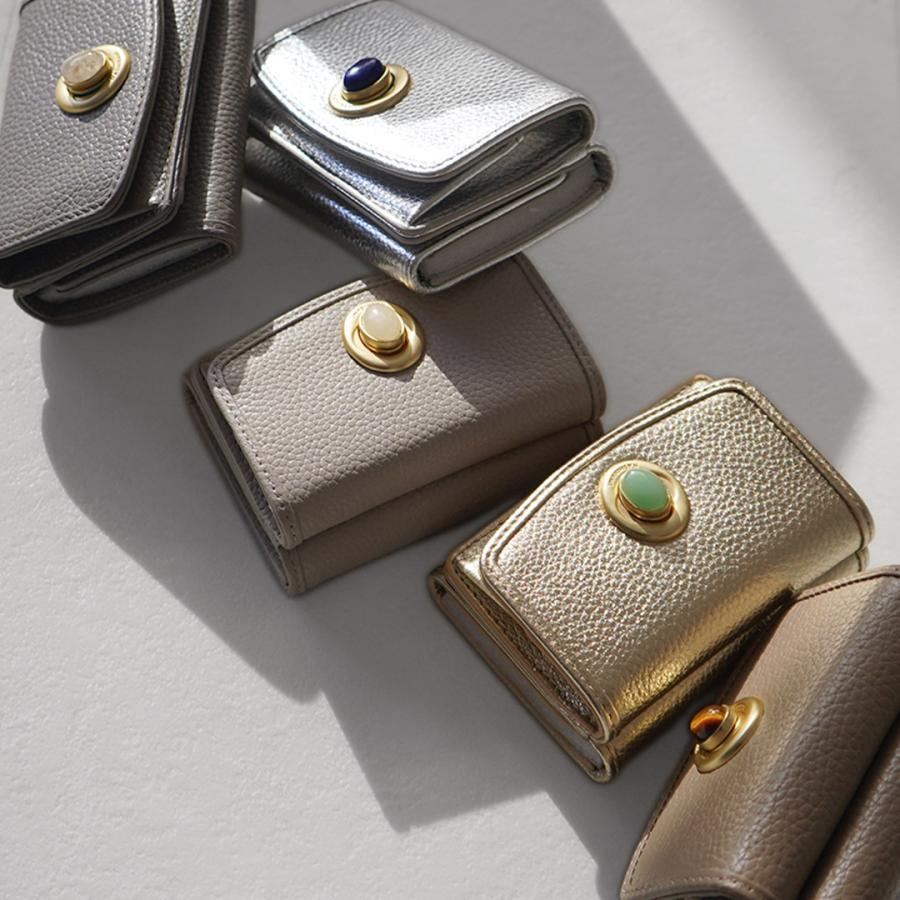 Hashibami（ハシバミ） 天然石 ミニウォレット / レディース ミニ財布