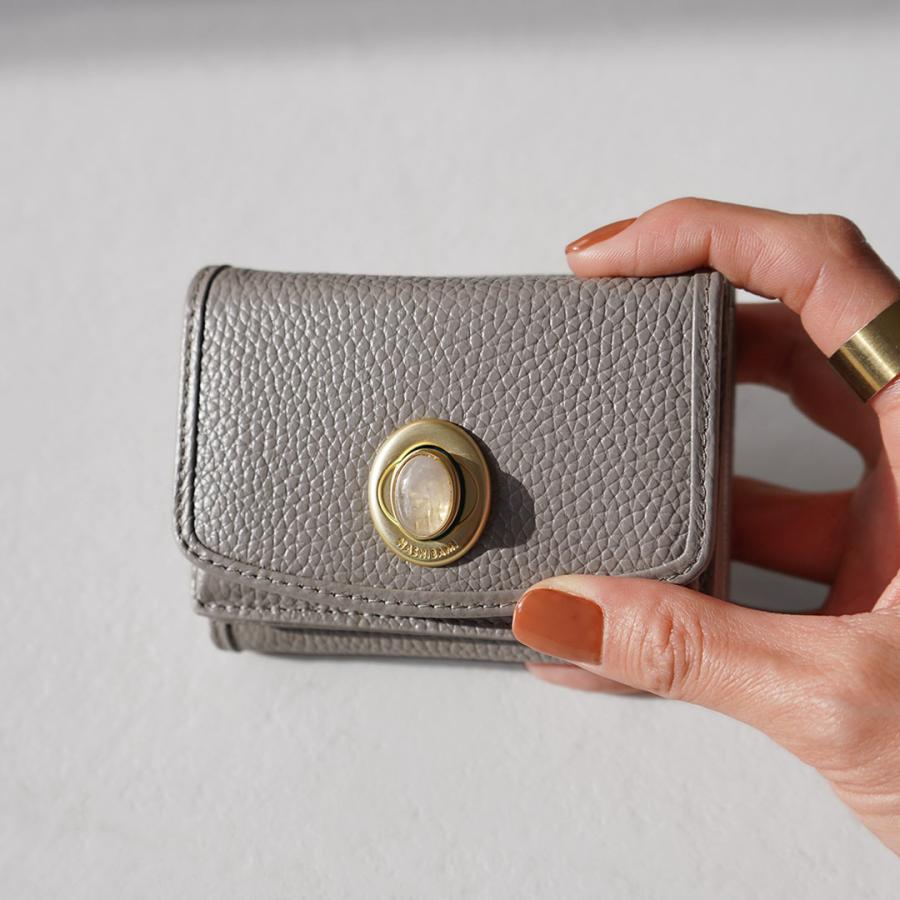 Hashibami（ハシバミ） 天然石 ミニウォレット / レディース ミニ財布