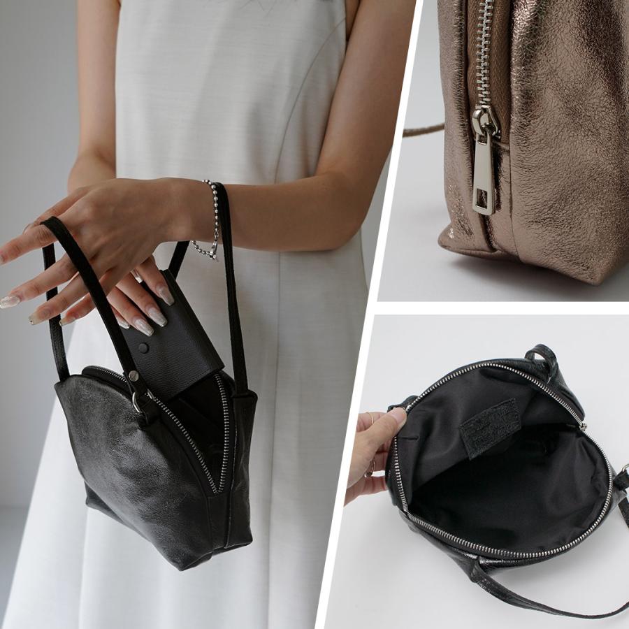 FROU BAGS（フルフル バッグ） 2WAY レザーポーチ / バッグ ショルダー 