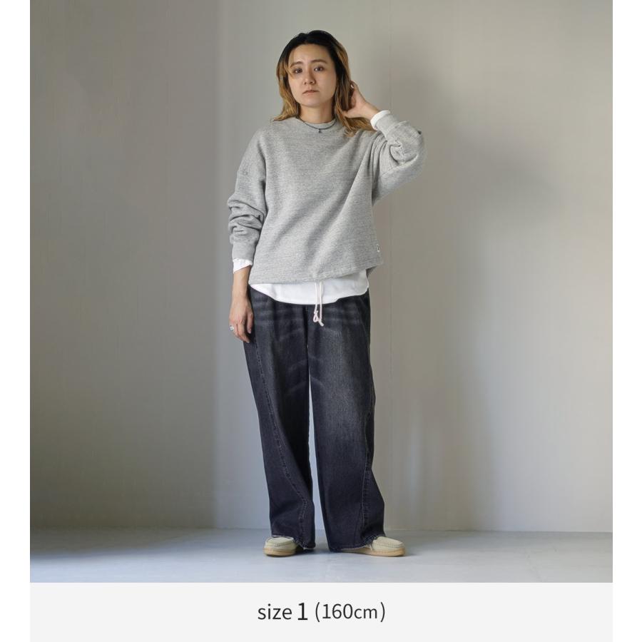 トップス OVY x GHbM REVERSIBLE CASHMERE Whim Gazette(ウィム ガゼット)の【extreme cashmere】クルーネック