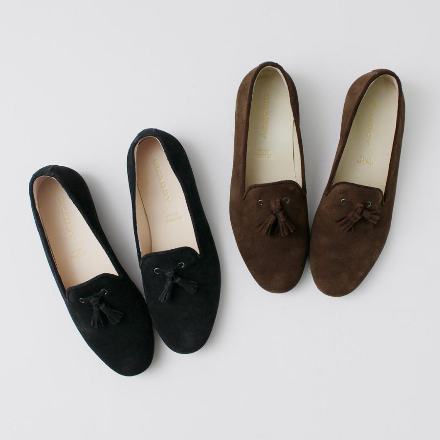 SHADDY（シャディ） タッセル オペラシューズ スエード / レディース