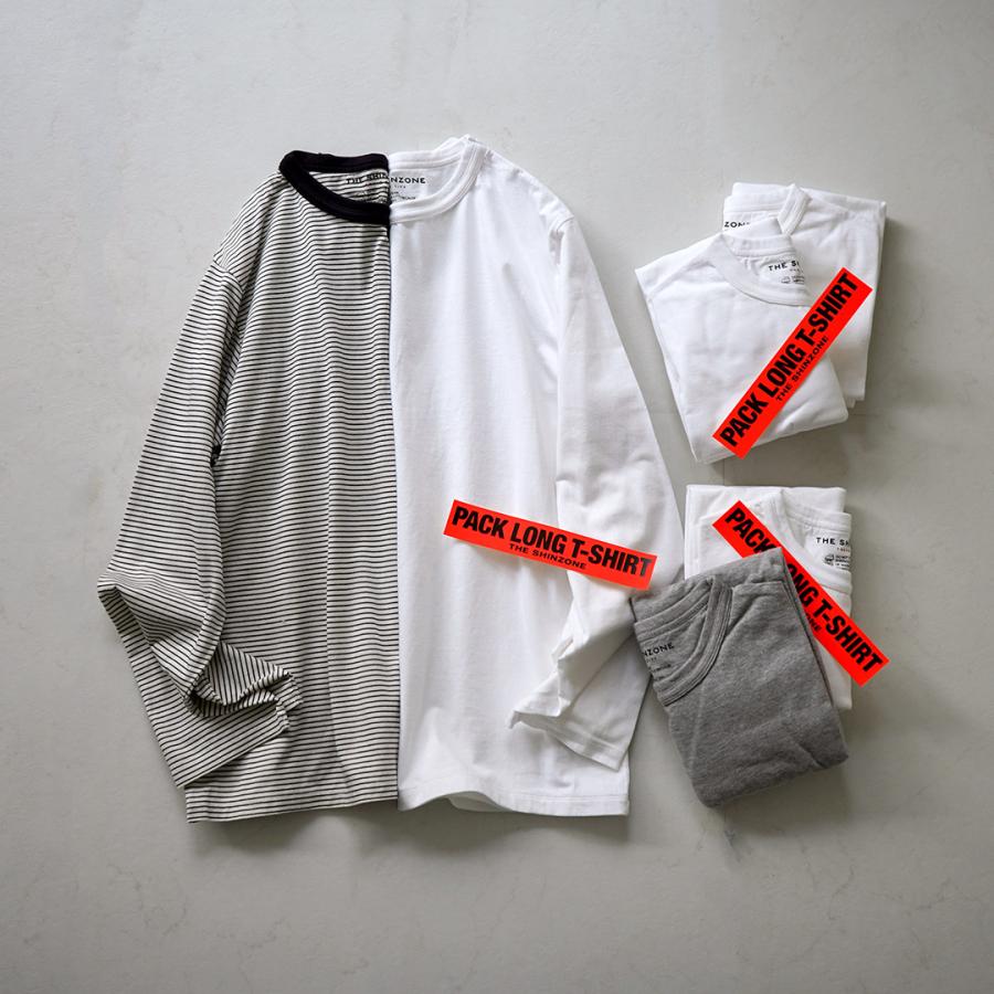 Shinzone（シンゾーン） パック ロングスリーブTシャツ 24AMSCU04 日本