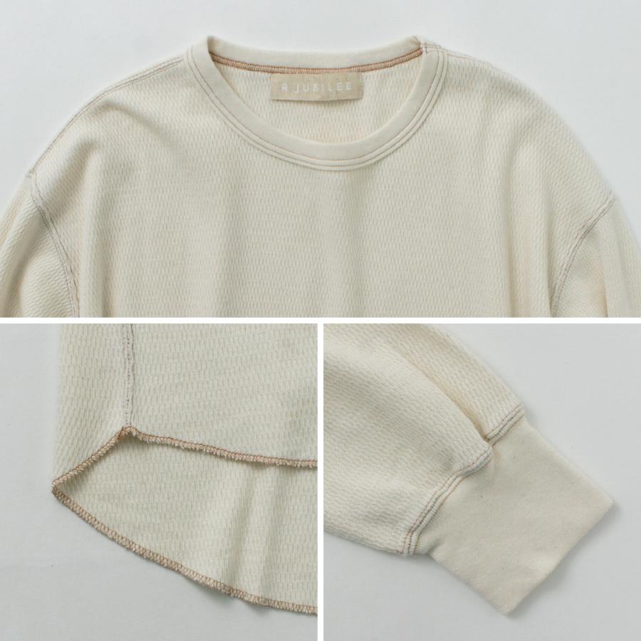 R JUBILEE（アールジュビリー） ハニカム ワッフル プルオーバー