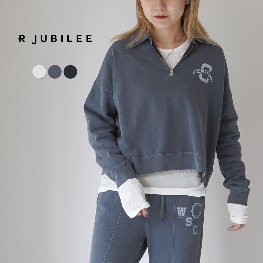 R JUBILEE（アールジュビリー） ハーフジップ スウェットプルオーバー