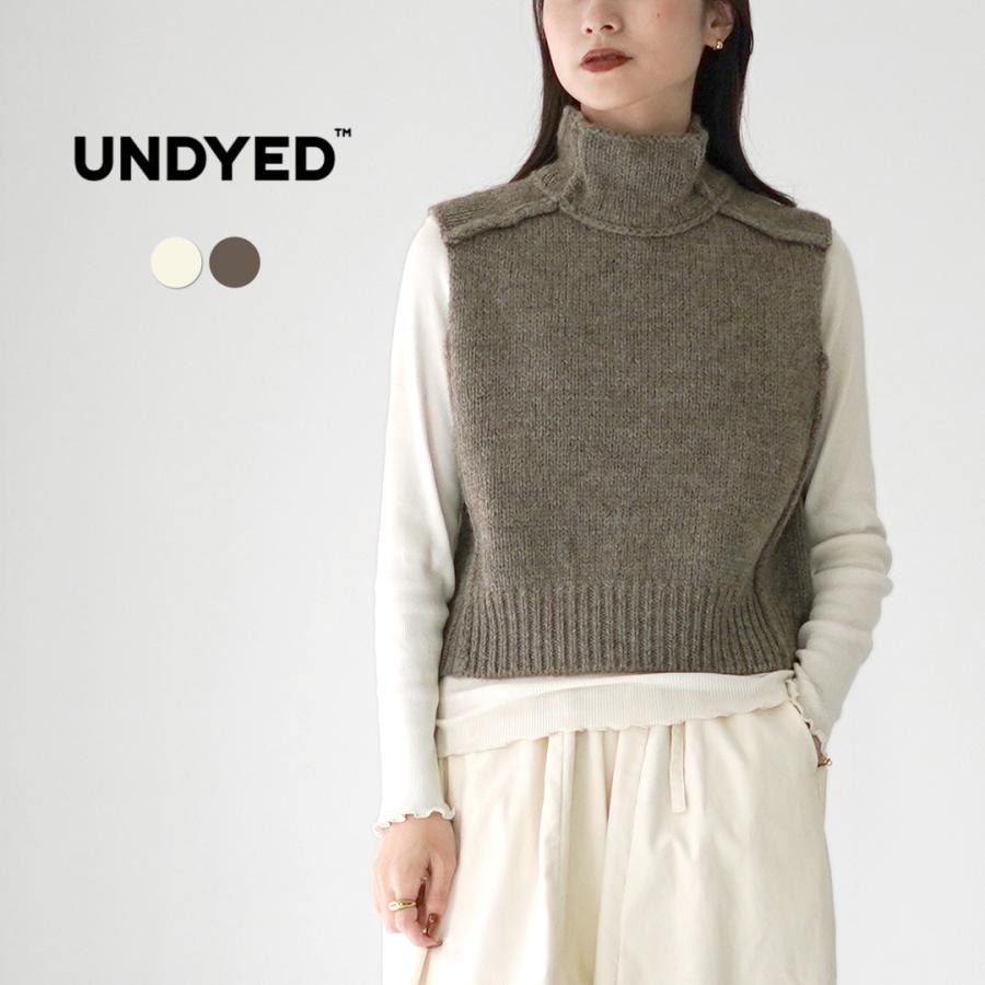 UNDYED（アンダイド） ニットベスト ペルー ハイランド ウール