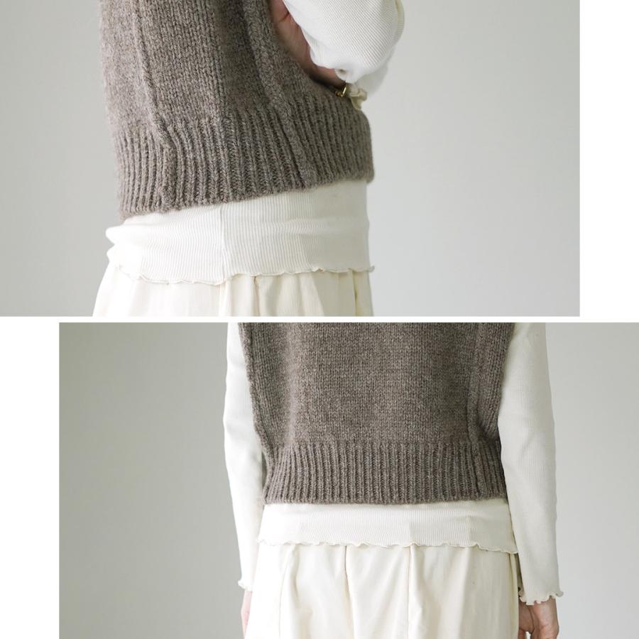 UNDYED（アンダイド） ニットベスト ペルー ハイランド ウール