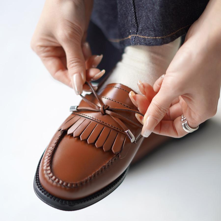 G.H.BASS（ジーエイチバス） キルトリボン ローファー / レディース