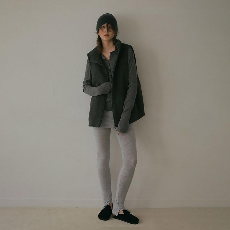 エトレトウキョウ etre tokyo メルトンフリースベスト グレー ETRE TOKYO メルトンフリースベスト ELENDEEKetc セレクトショップ