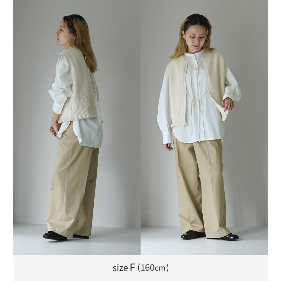 tumugu（ツムグ） コットンスパン 2Wayベスト / レディース トップス