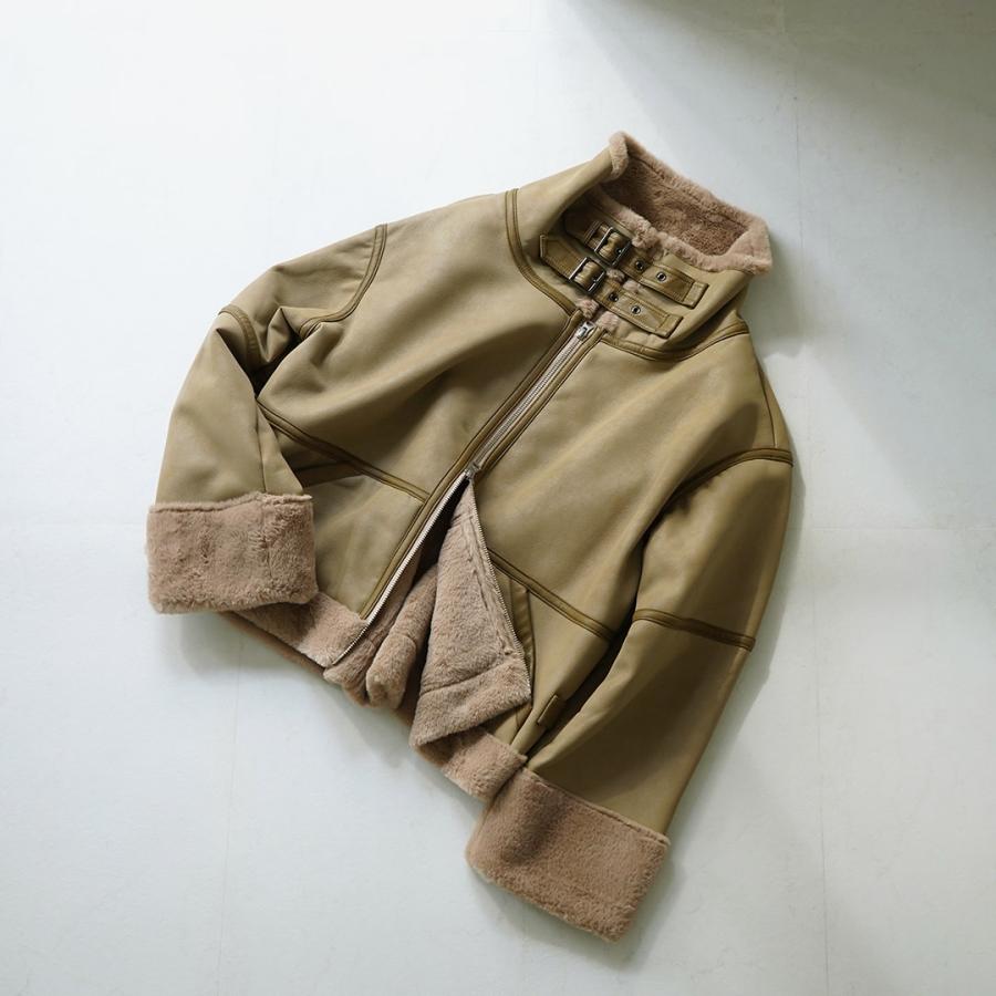 kha:ki（カーキ） エコムートン B3 ジャケット / レディース