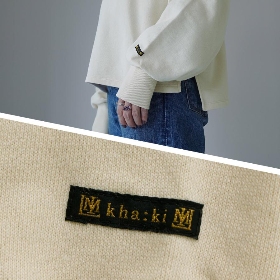 kha:ki（カーキ） ハーフジップ スウェット / レディース トップス