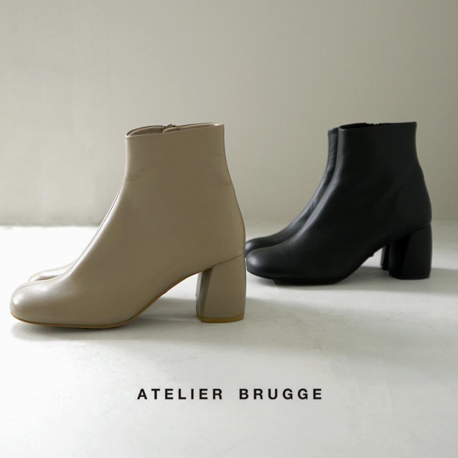 ATELIER BRUGGE（アトリエブルージュ） オブリーク ショートブーツ