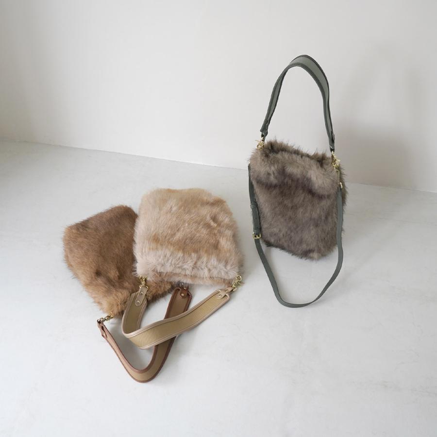 ATELIER BRUGGE（アトリエブルージュ） 2Way ファーバッグ / 鞄