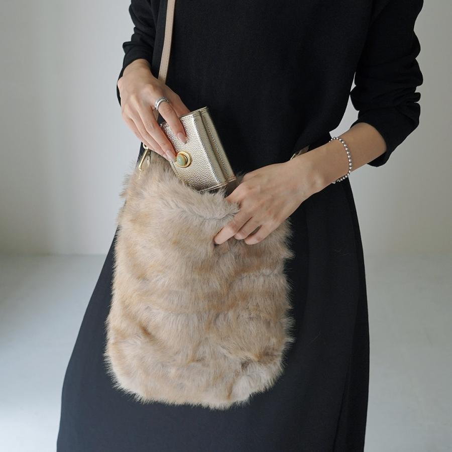 ATELIER BRUGGE（アトリエブルージュ） 2Way ファーバッグ / 鞄