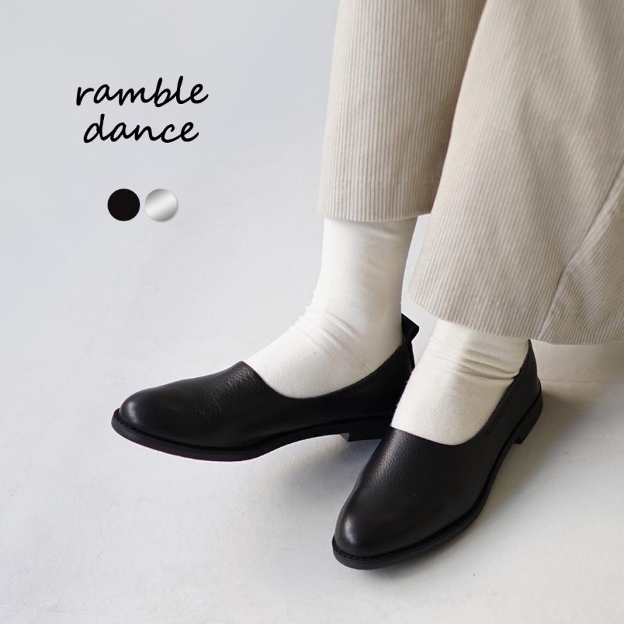 RAMBLE DANCE(ランブルダンス) シュリンクレザー スリッポン RAMBLE DANCE(ランブルダンス) シュリンクレザー スリッポン