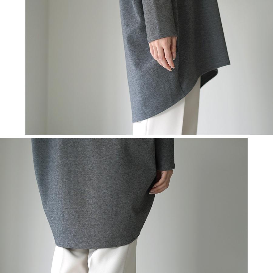 mizuiroind（ミズイロインド） クルーネックコクーン プルオーバー