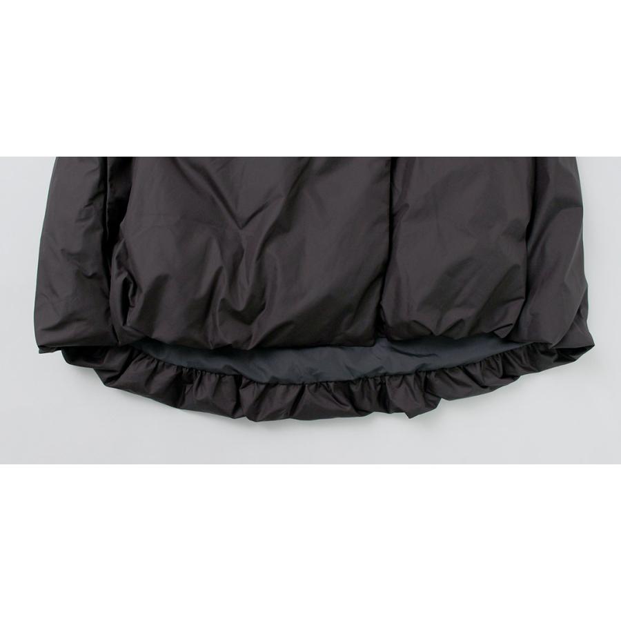 mizuiroind（ミズイロインド） フード ショートダウン / レディース