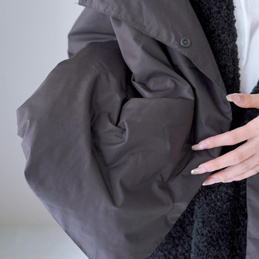 mizuiroind（ミズイロインド） フード ショートダウン / レディース