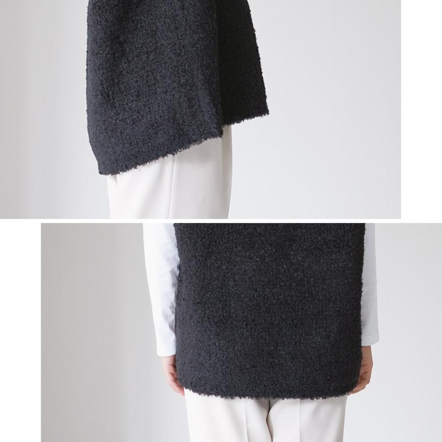 mizuiroind（ミズイロインド） ヘアリー Vネックベスト / レディース
