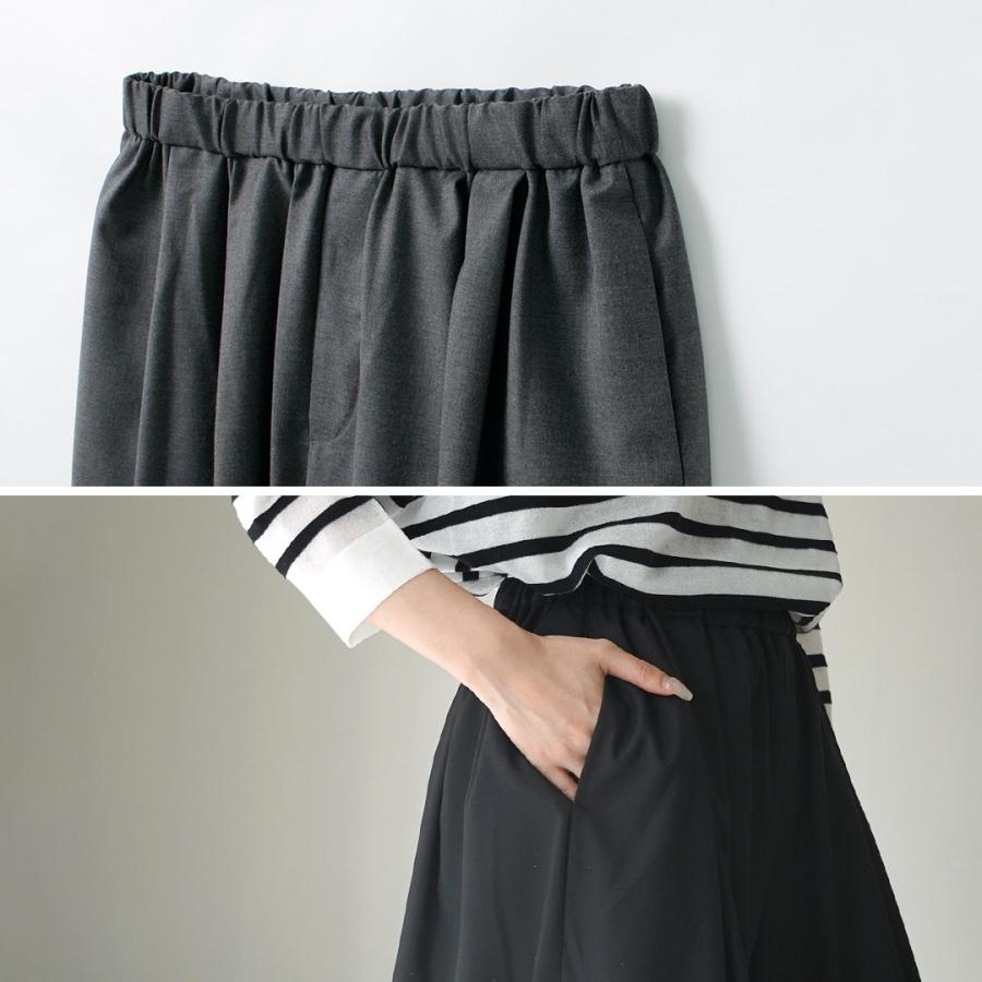 mizuiroind（ミズイロインド） ワイド タック パンツ 日本製