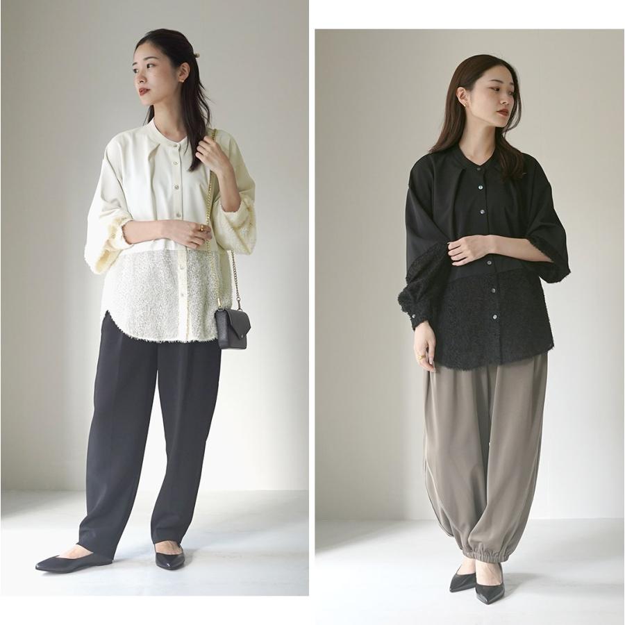 CHIGNON CHIGNON(シニヨン) カットジャガード ブラウス CHIGNON CHIGNON(シニヨン) カットジャガード ブラウス