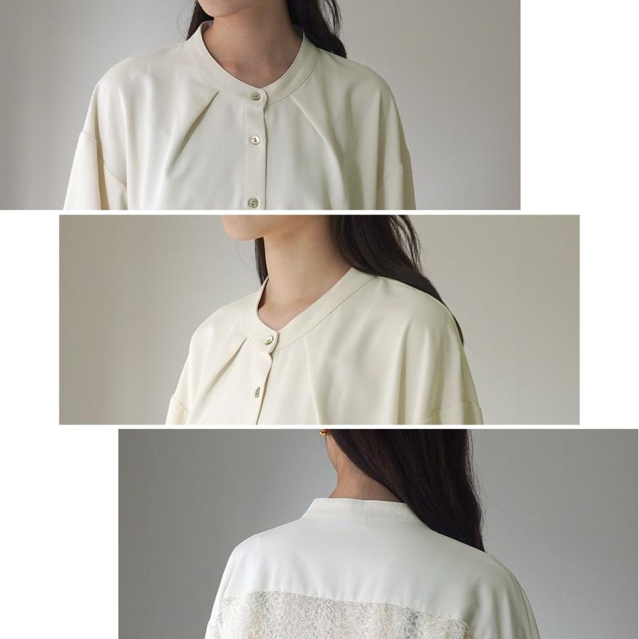 CHIGNON CHIGNON(シニヨン) カットジャガード ブラウス CHIGNON CHIGNON(シニヨン) カットジャガード ブラウス