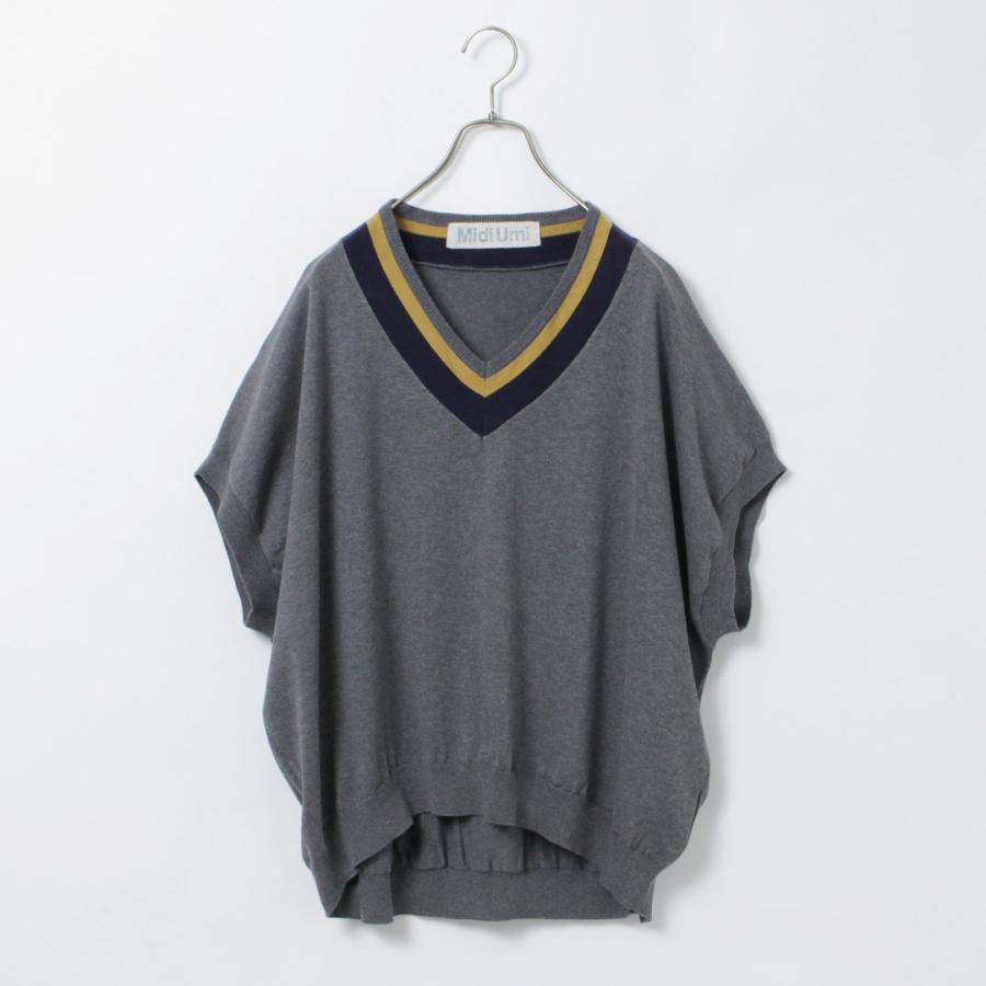 MidiUmi（ミディウミ） クリケット Vネック ベスト / レディース
