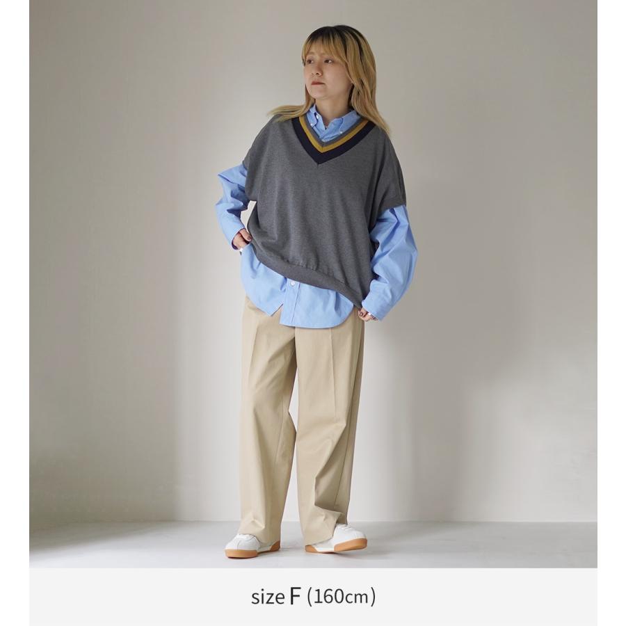 MidiUmi（ミディウミ） クリケット Vネック ベスト / レディース