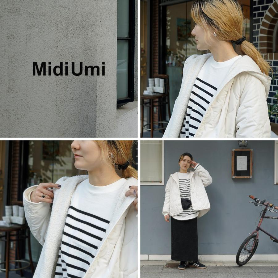 MIDIUMI（ミディウミ） キルティング リバーシブル フードコート / レディース アウター ブルゾン ジャケットの画像