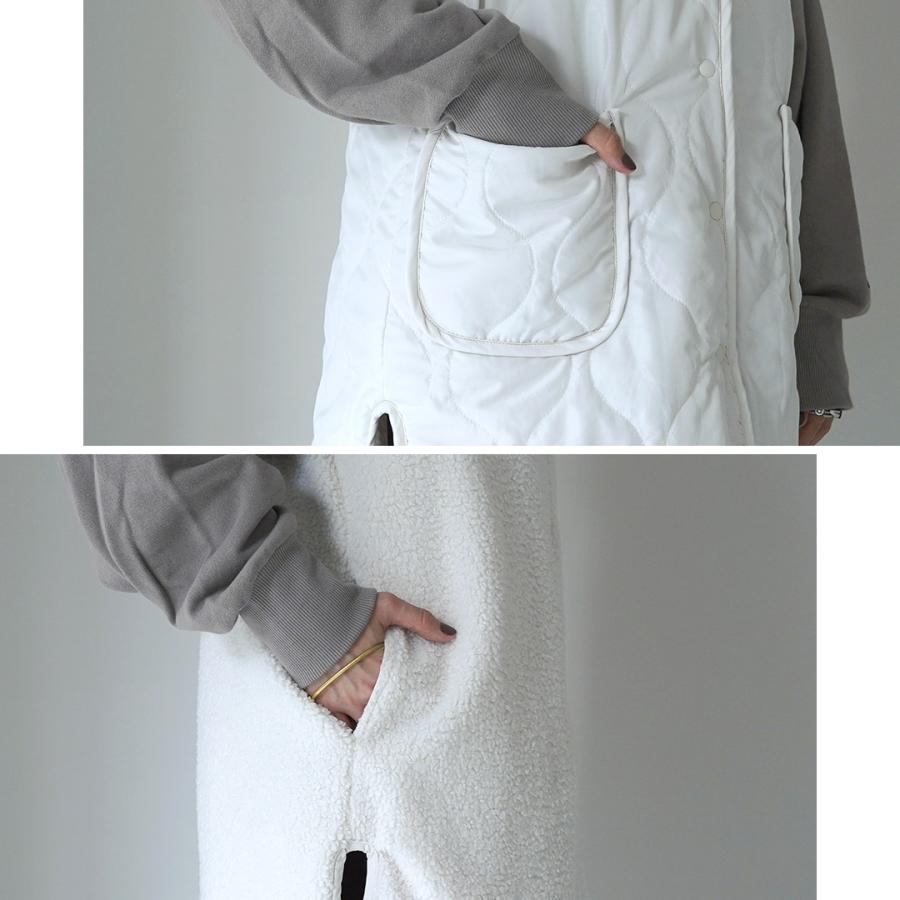 MidiUmi（ミディウミ） キルティング リバーシブル ベスト