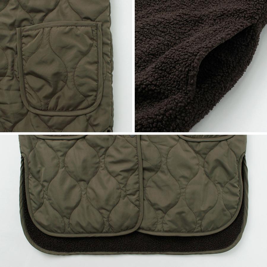 MidiUmi（ミディウミ） キルティング リバーシブル ベスト