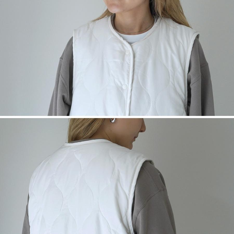 MidiUmi（ミディウミ） キルティング リバーシブル ベスト