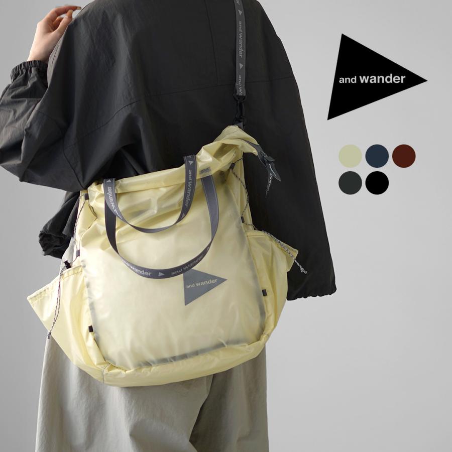 and wander（アンドワンダー） シル トート バッグ 2025年モデル